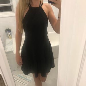 Boohoo black dress